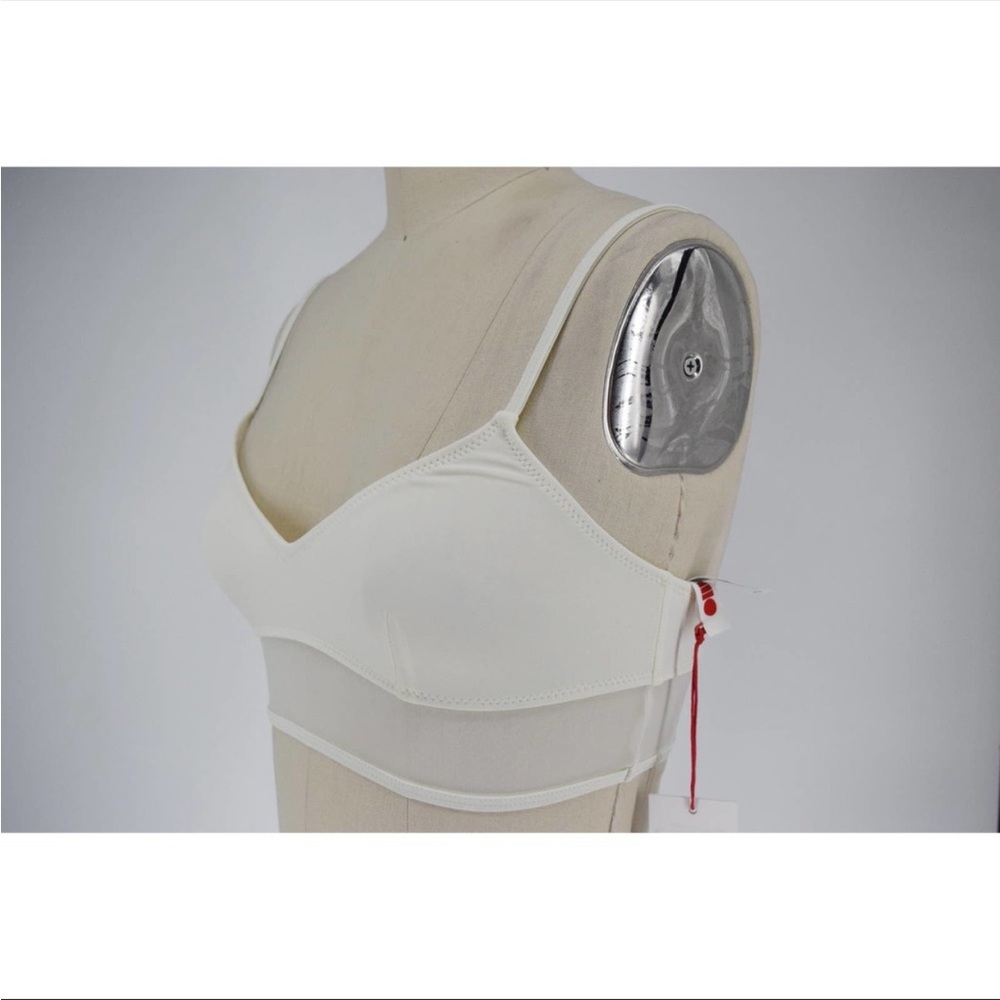 Nwt Solid & Striped Brigitte Mesh Crop Bikini Swi… - image 3